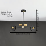 Vienna Beacon - Brass Chandelier - 6 Lights - 32187
