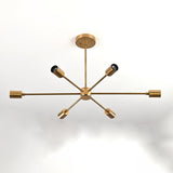 Tokyo Vector - Brass Chandelier - 6 Lights - 32191