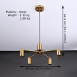 Lisbon Beacon - Pendant Chandelier - 5 Lights - 32203