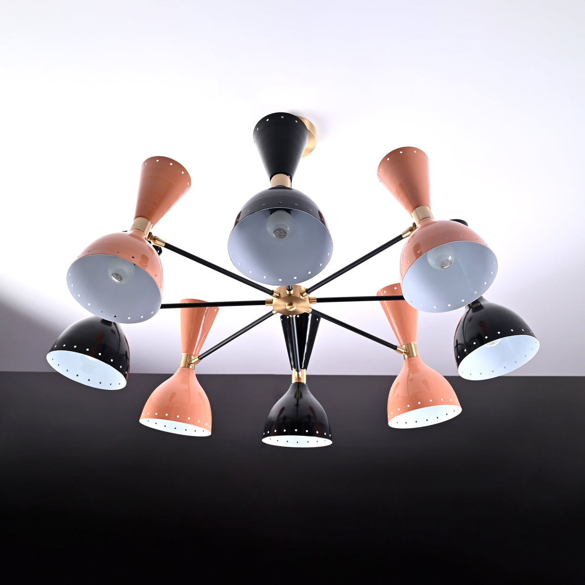Lisbon Pivot - Diabolo Ceiling Chandelier - 16 Lights - 32219