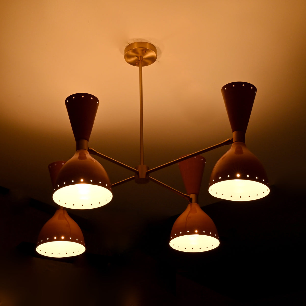 Oslo Pivot - Diabolo Ceiling Chandelier - 8 Lights - 32225