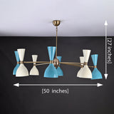 Copenhagen Pivot - Diabolo Chandelier - 16 Lights - 32226
