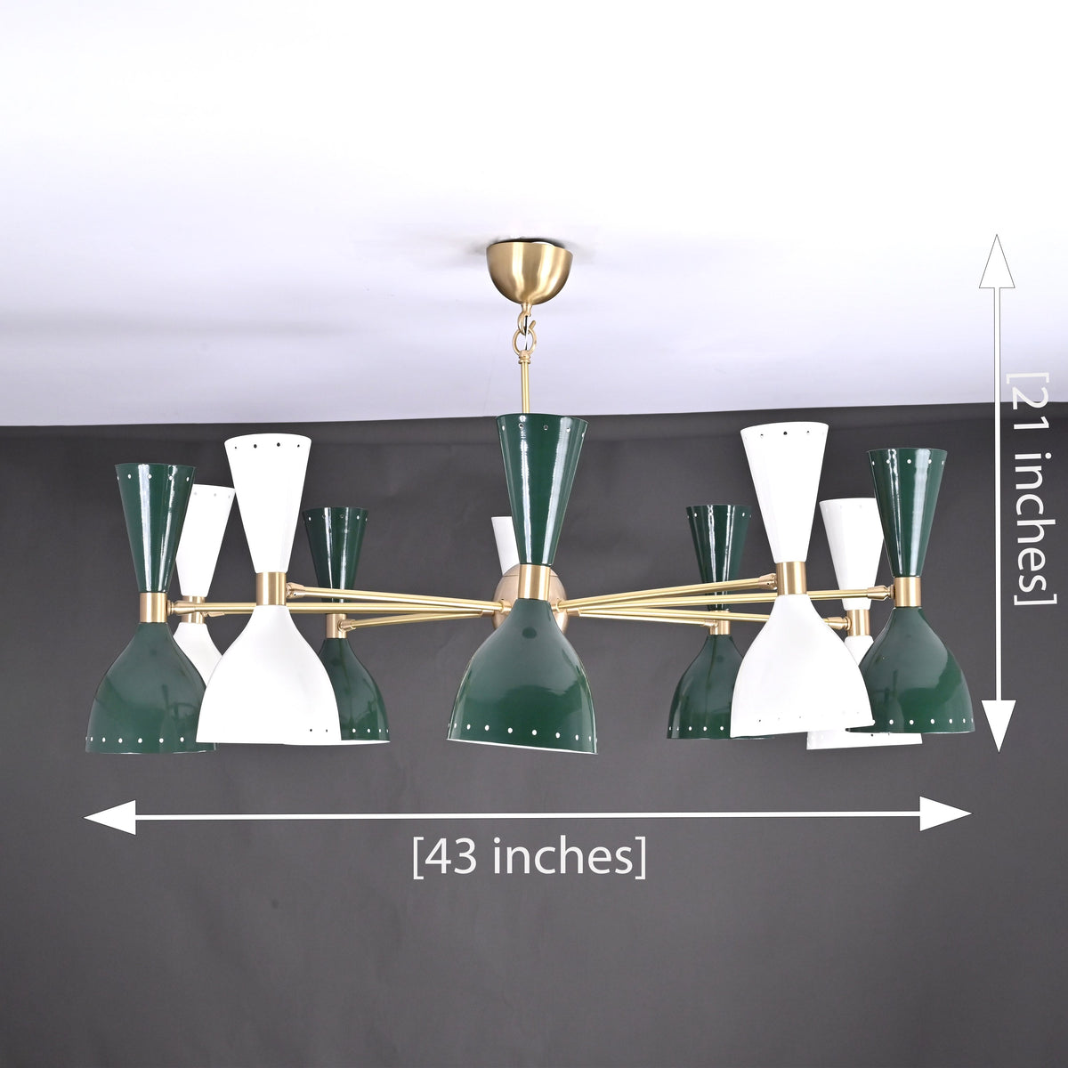 Tokyo Pivot - Diabolo Chandelier - 20 Lights - 32229