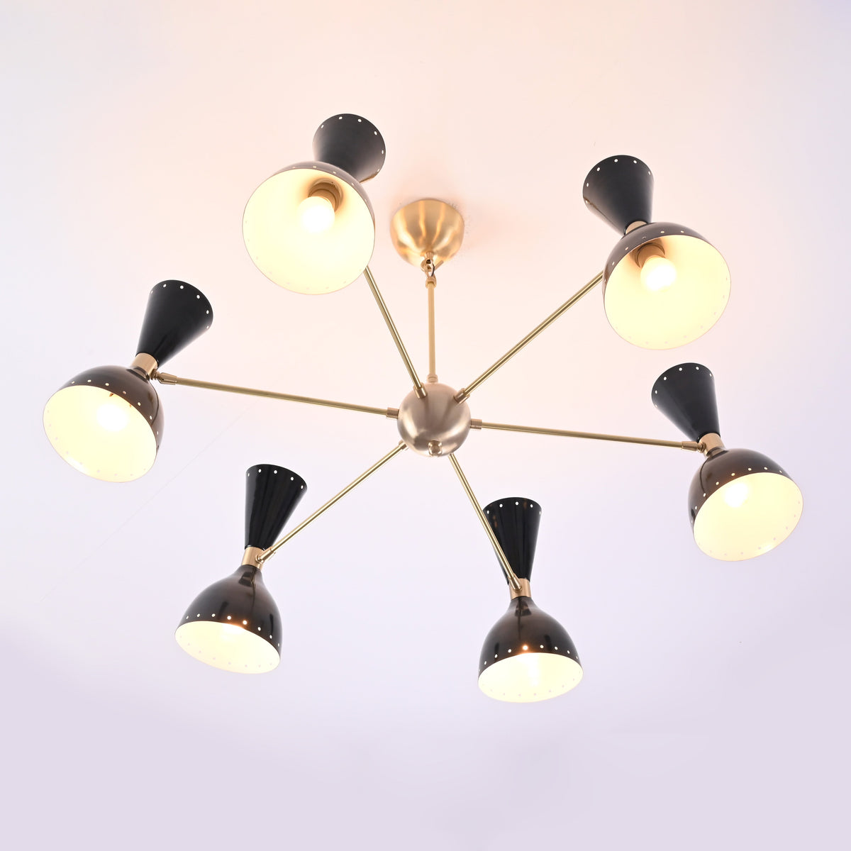 Rome Pivot - Diabolo Brass Chandelier - 12 Lights - 32231