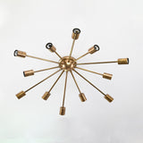 Milan Nova - Flush Mount Ceiling Chandelier - 12 Lights - 32152