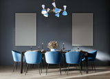 Zurich Pivot - Diabolo Pendant Chandelier - 10 Lights - 32228