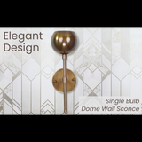 Vienna Aura - Globe Wall Sconce - 12" - 32526