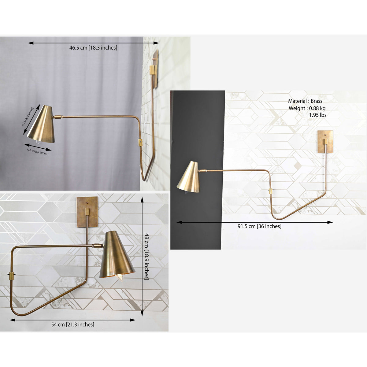 Paris Bloom - Ruffle Wall Sconce - 21.3" - 32582
