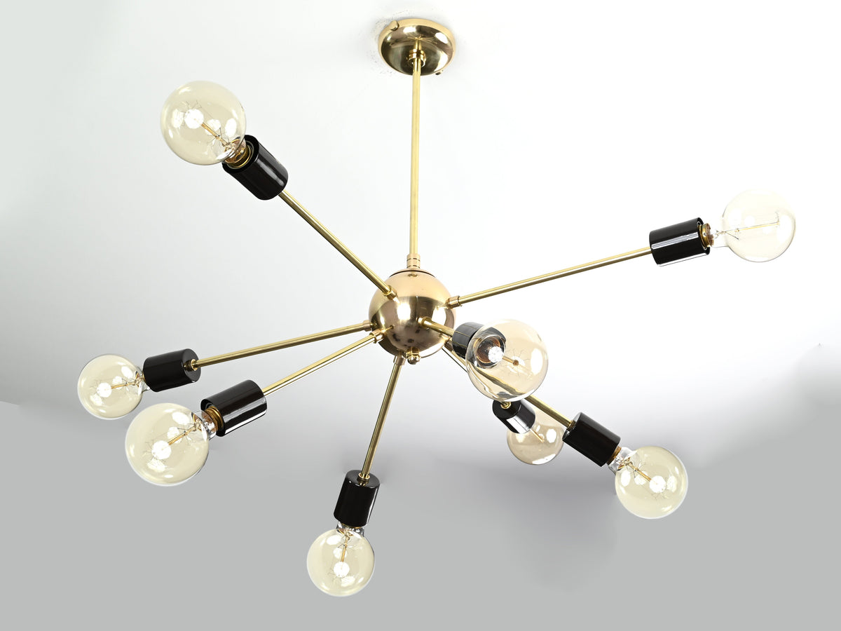 Cairo Nova - Brass Chandelier - 8 Lights - 32163