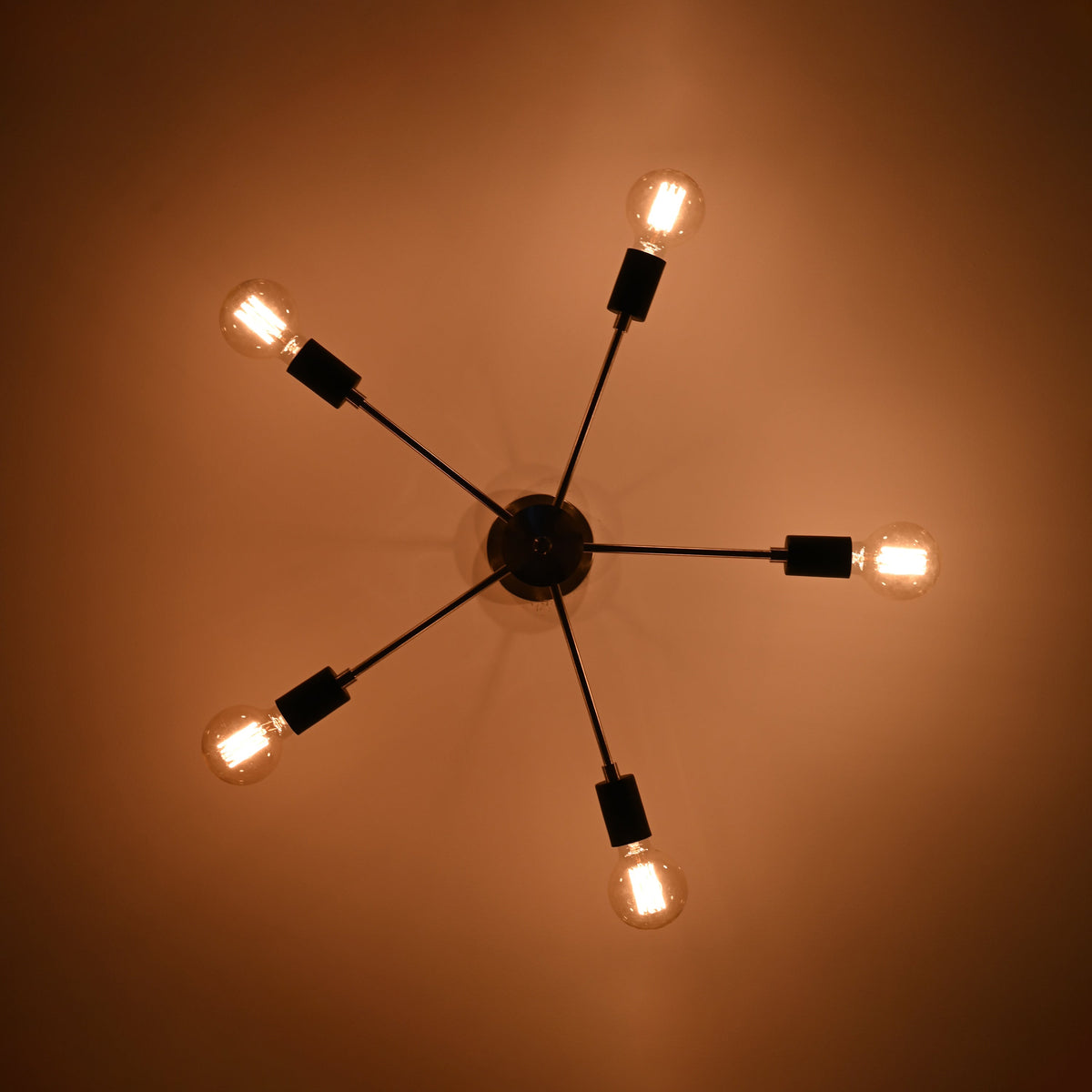 Paris Vector Mid-century Chandelier - 5 Lights - 32169