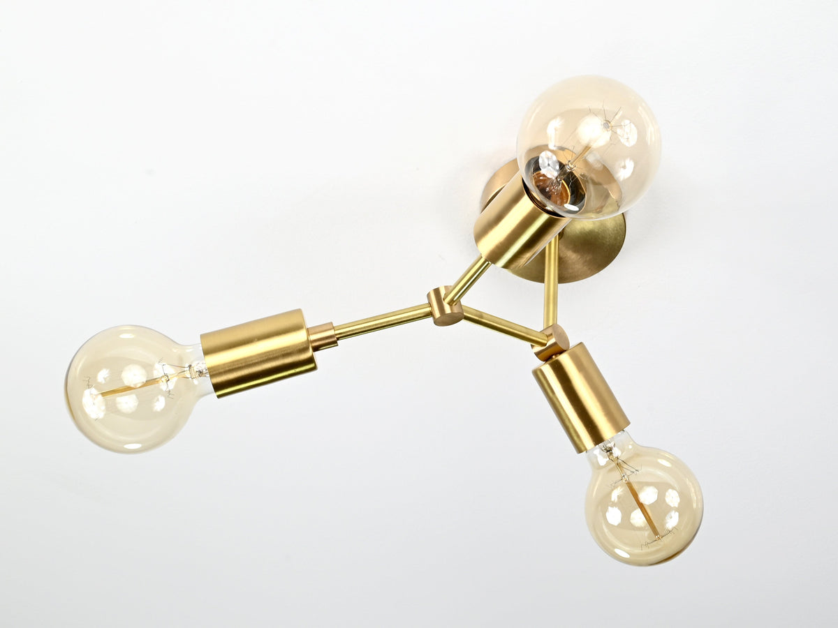 Monaco Beacon - Brass Chandelier - 6 Lights - 32196