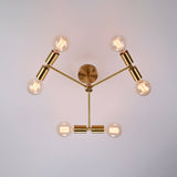 Copenhagen Beacon - Brass Chandelier - 6 Lights - 32207