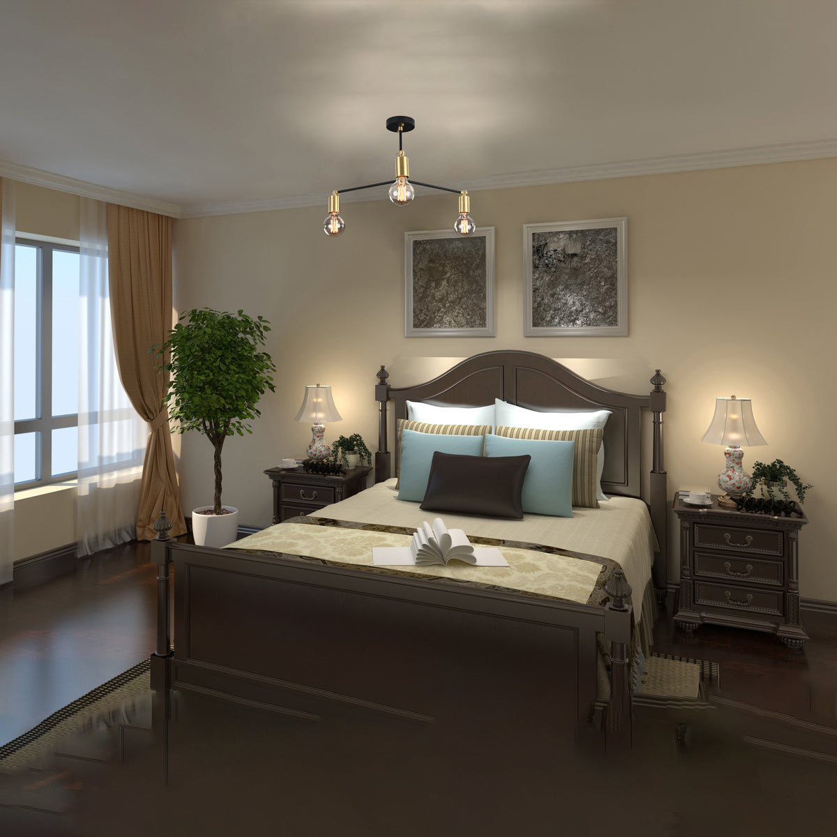 Stockholm Beacon - Chandelier - 3 Lights - 32209