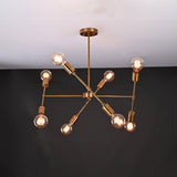 Kyoto Beacon Mid-century Chandelier - 8 Lights - 32212
