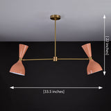 Athens Pivot - Diabolo Brass Chandelier - 4 Lights - 32217