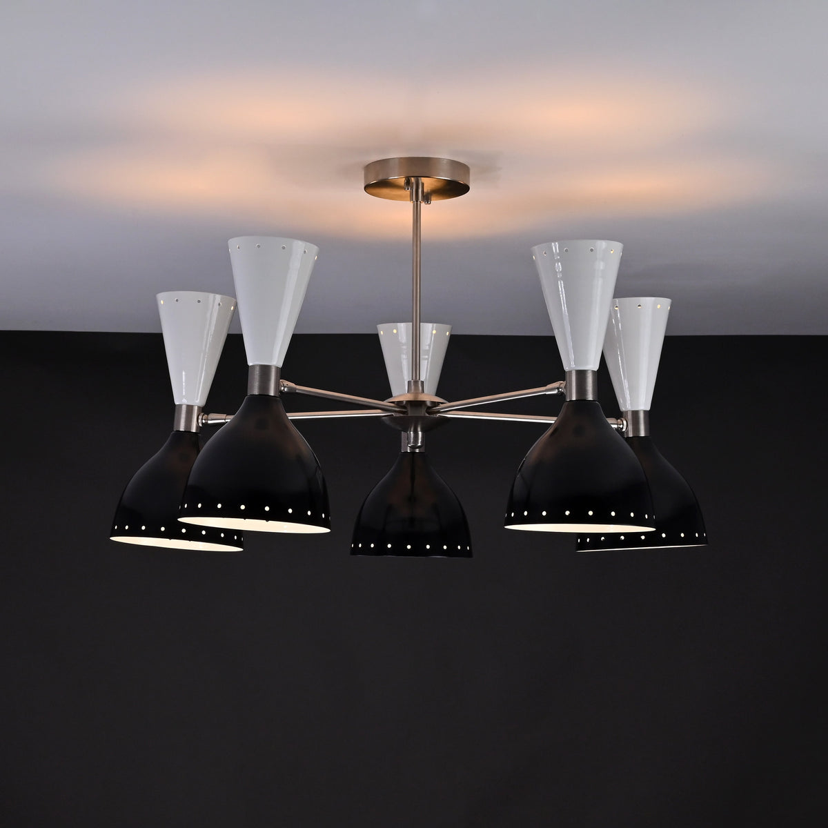 Barcelona Pivot - Diabolo Pendant Chandelier - 10 Lights - 32222