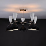 Barcelona Pivot - Diabolo Pendant Chandelier - 10 Lights - 32222