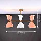 Vienna Pivot - Diabolo Brass Chandelier - 12 Lights - 32223