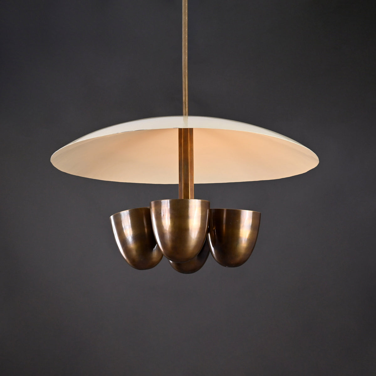 Barcelona Discus  -  Uplifting Ceiling Chandelier - 4 Lights - 32224