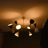 Copenhagen Pivot - Diabolo Mid-century Chandelier - 12 Lights - 32227