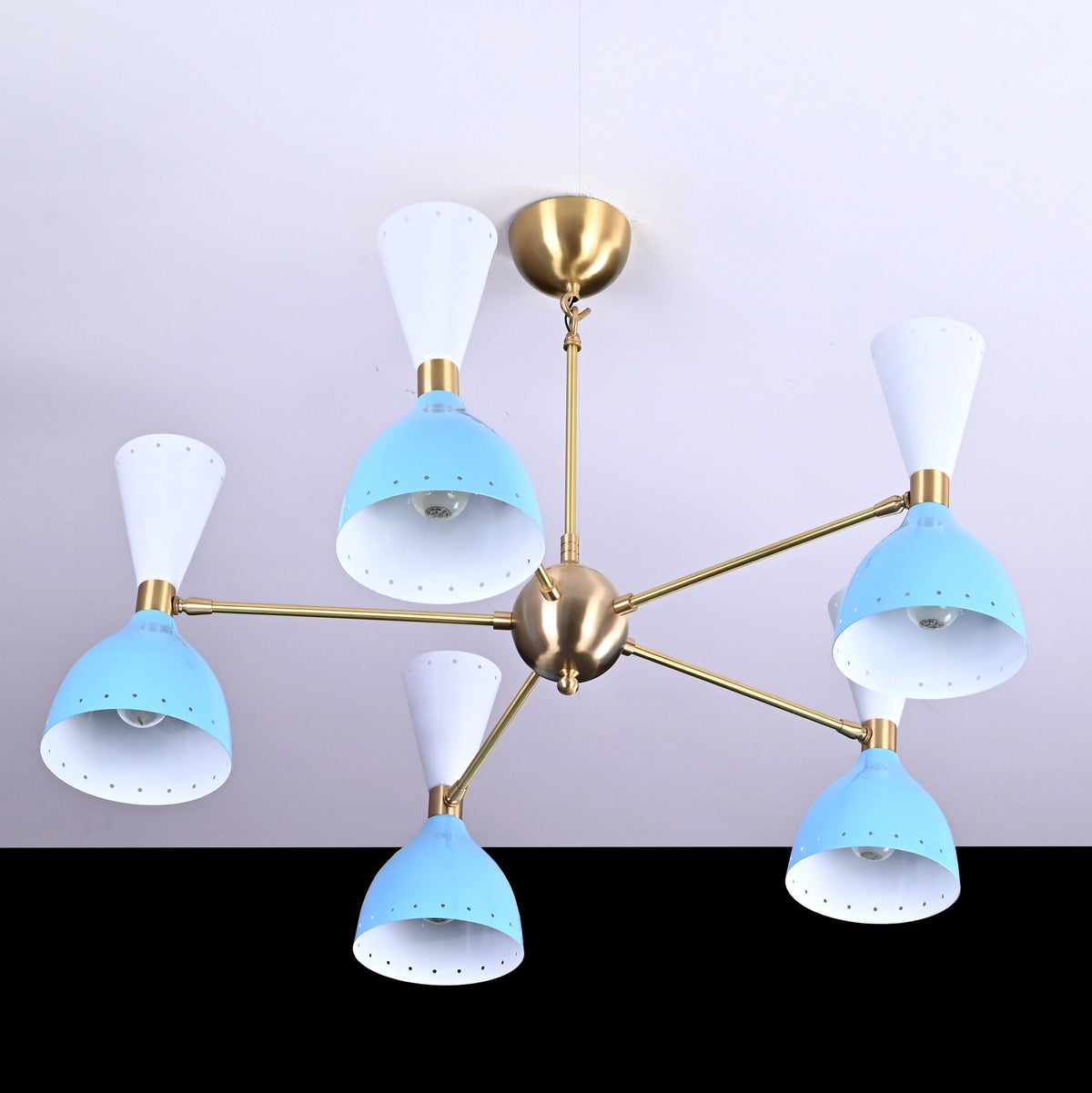 Zurich Pivot - Diabolo Pendant Chandelier - 10 Lights - 32228