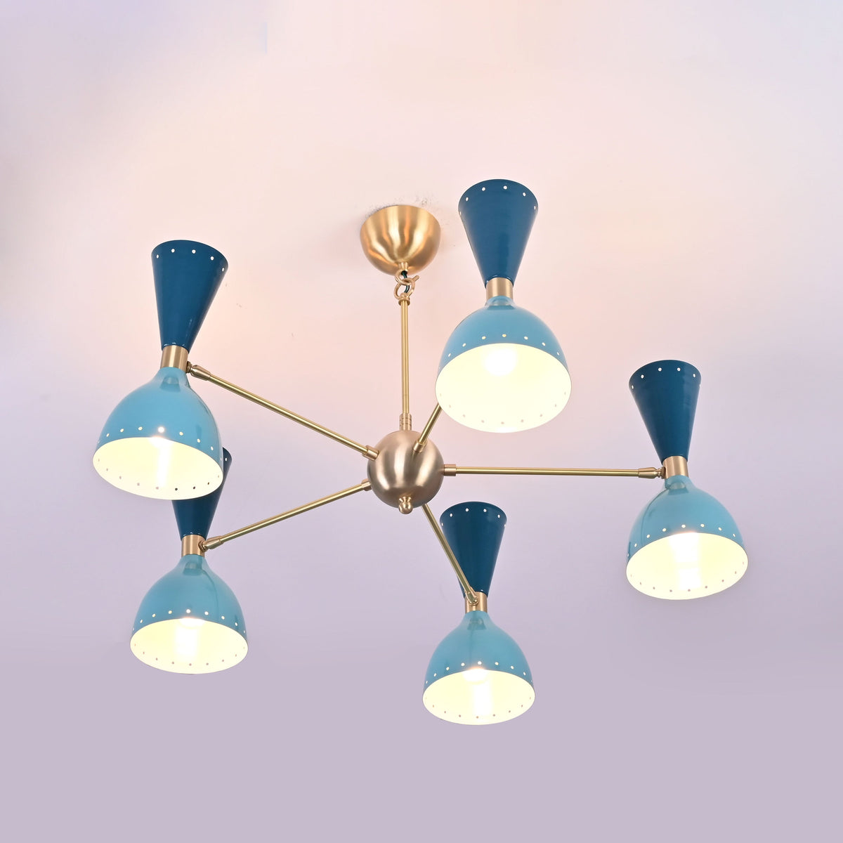 Milan Pivot - Diabolo Chandelier - 10 Lights - 32232