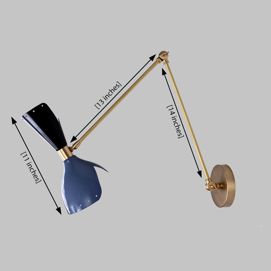 Milan Halo - Diabolo Wall Sconce - 14" - 32587