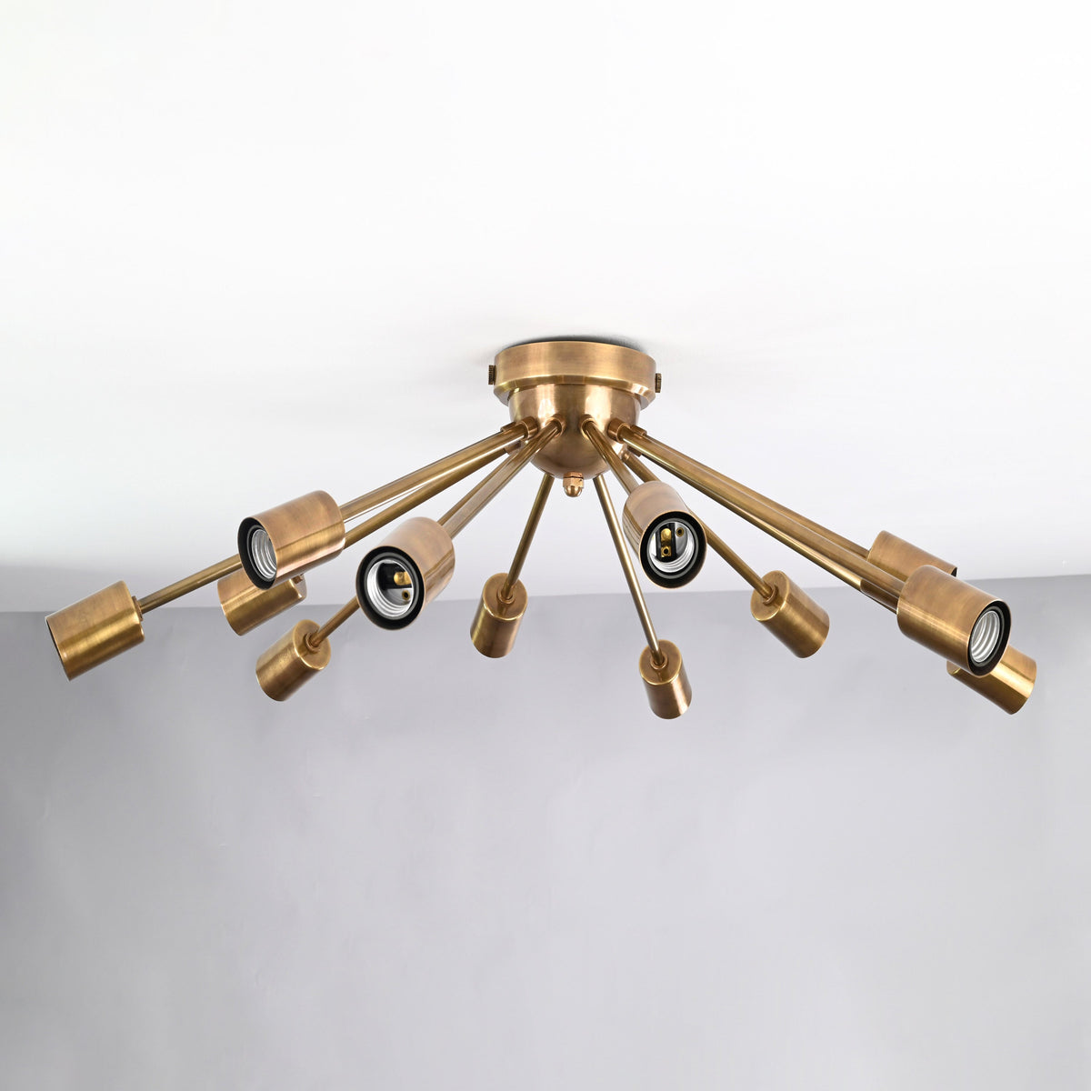 Milan Nova - Flush Mount Ceiling Chandelier - 12 Lights - 32152