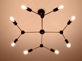 Milan Linea - Brass Chandelier - 8 Lights - 32168