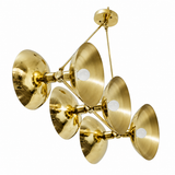Marseille Triple Disc Chandelier – 6 Light – 28 Inch - Model 62127