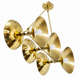 Marseille Triple Disc Chandelier – 6 Light – 28 Inch - Model 62127
