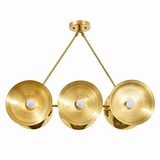Marseille Triple Disc Chandelier – 6 Light – 28 Inch - Model 62127