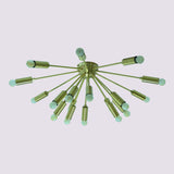 Monaco Nova - Flush Mount Ceiling Chandelier - 18 Lights - 32116