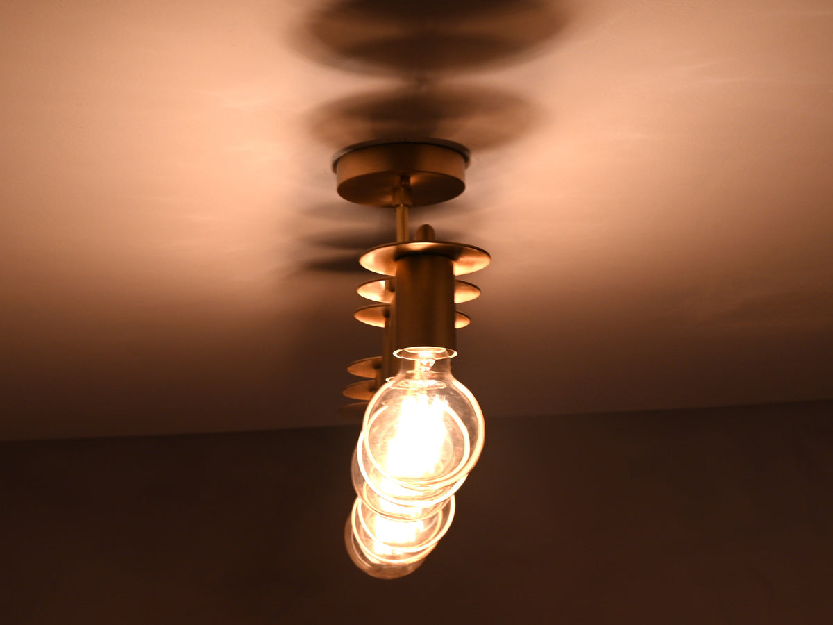 Monaco Linea - Brass Chandelier - 6 Lights - 32180