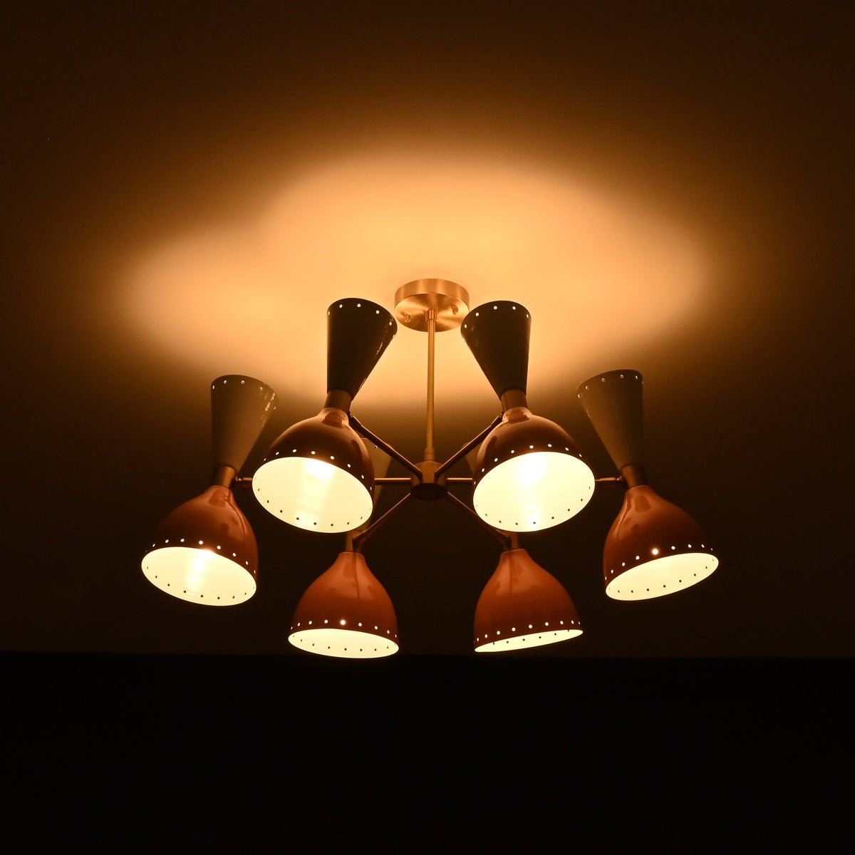 Paris Pivot - Diabolo Mid-century Chandelier - 12 Lights - 32220
