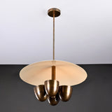 Barcelona Discus  -  Uplifting Ceiling Chandelier - 4 Lights - 32224