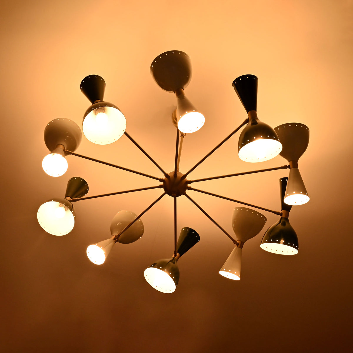 Tokyo Pivot - Diabolo Chandelier - 20 Lights - 32229
