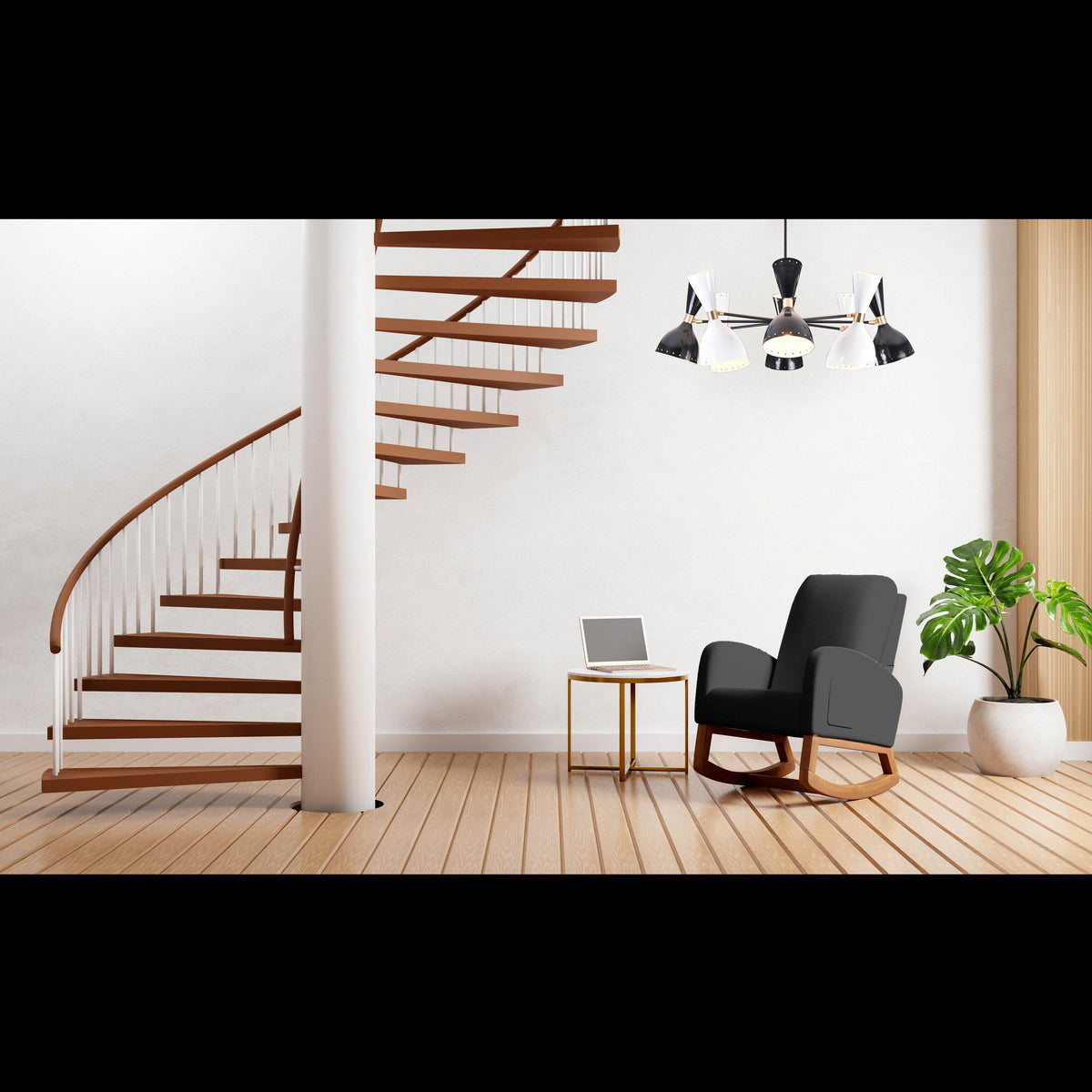 Tokyo Pivot - Diabolo Brass Chandelier - 16 Lights - 32221