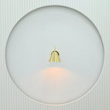 Venice Solid Brass Cone Wall Sconce – Curved Arm Reading Light 72262