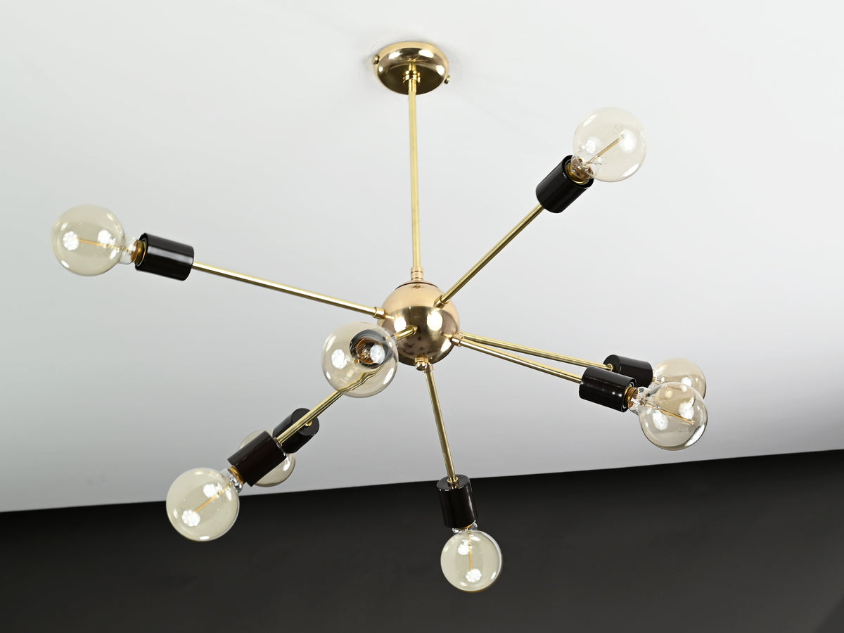 Cairo Nova - Brass Chandelier - 8 Lights - 32163