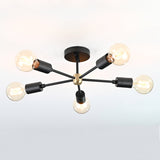 Rome Beacon - Flush Mount Ceiling Chandelier - 5 Lights - 32178