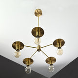 Milan Beacon - Brass Chandelier - 5 Lights - 32188