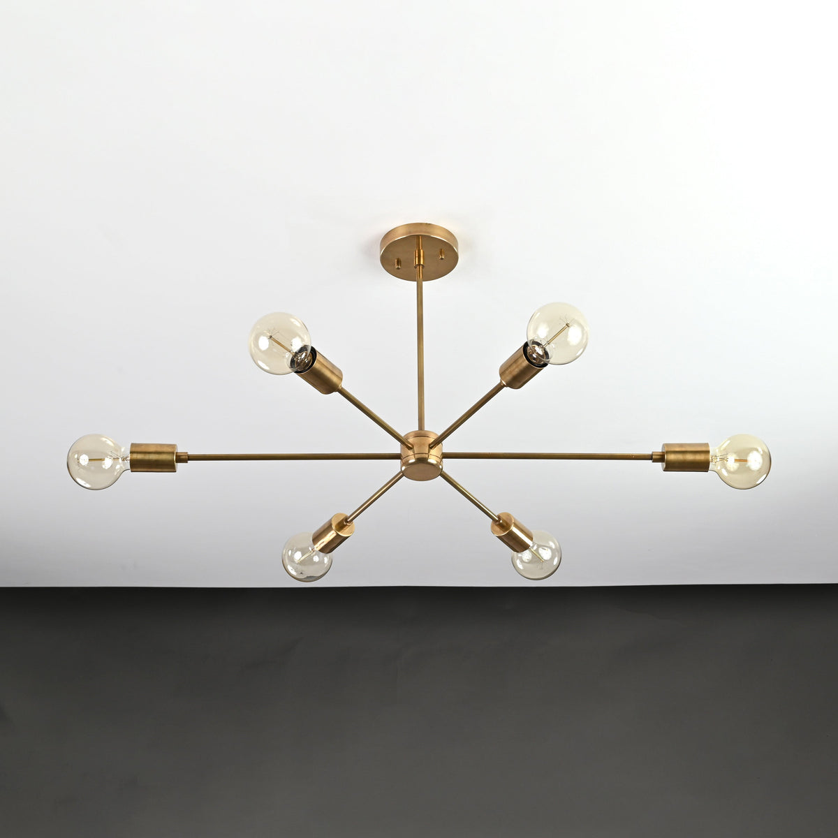 Tokyo Vector - Brass Chandelier - 6 Lights - 32191