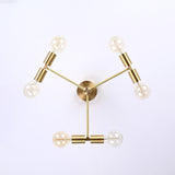 Copenhagen Beacon - Brass Chandelier - 6 Lights - 32207