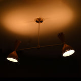 Athens Pivot - Diabolo Brass Chandelier - 4 Lights - 32217