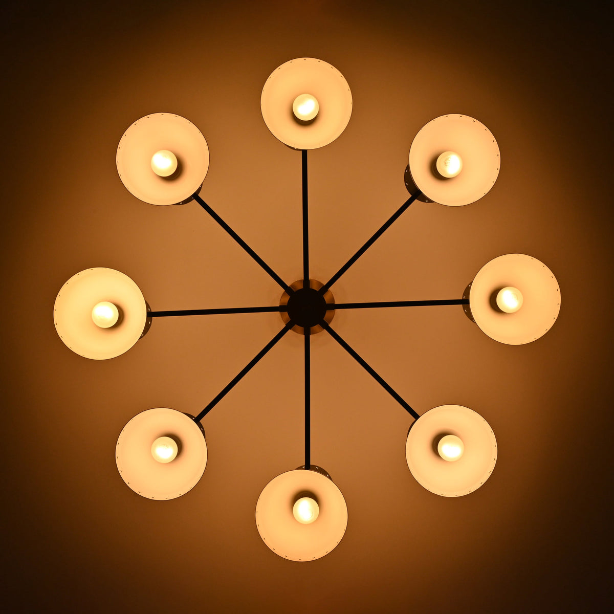 Tokyo Pivot - Diabolo Brass Chandelier - 16 Lights - 32221