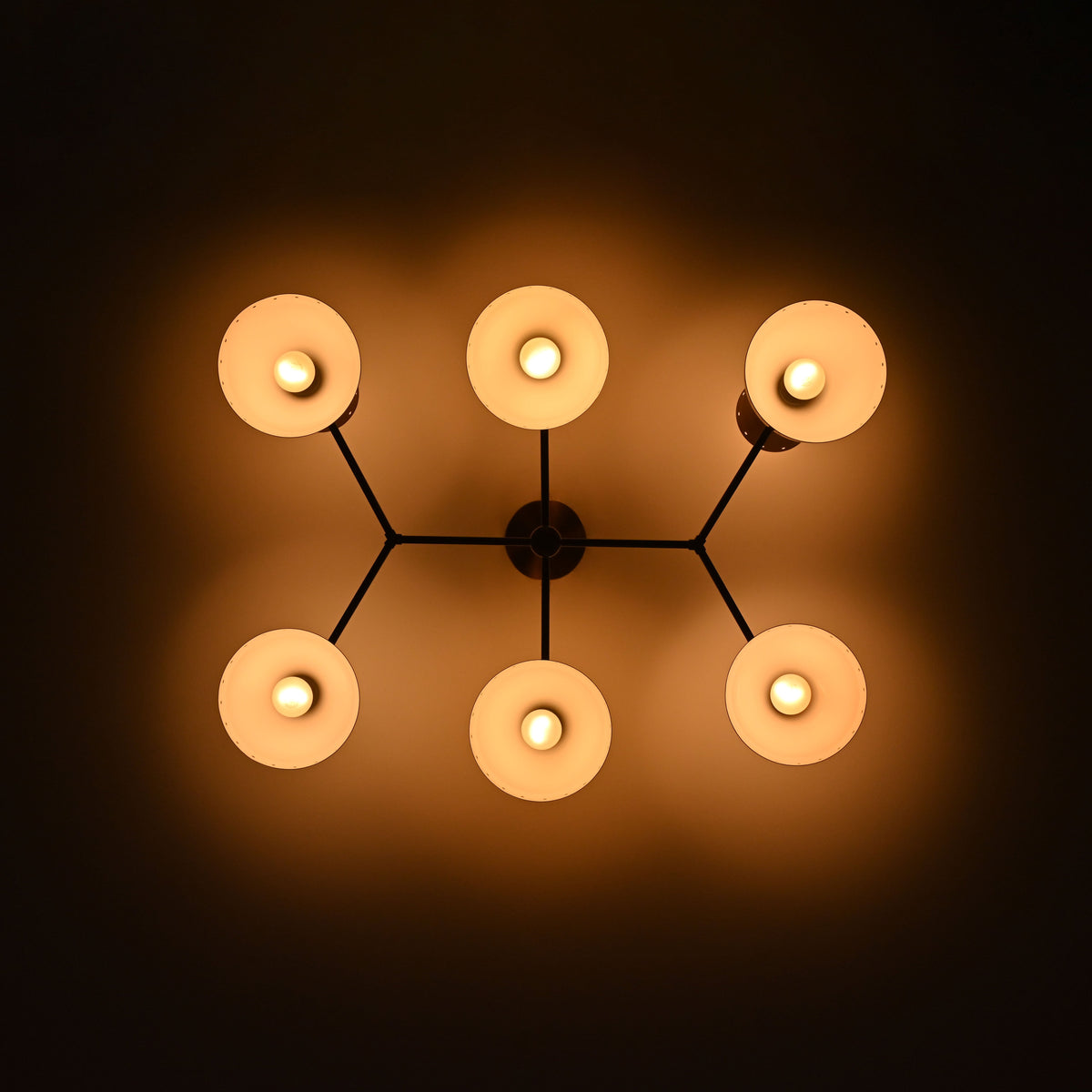Vienna Pivot - Diabolo Brass Chandelier - 12 Lights - 32223