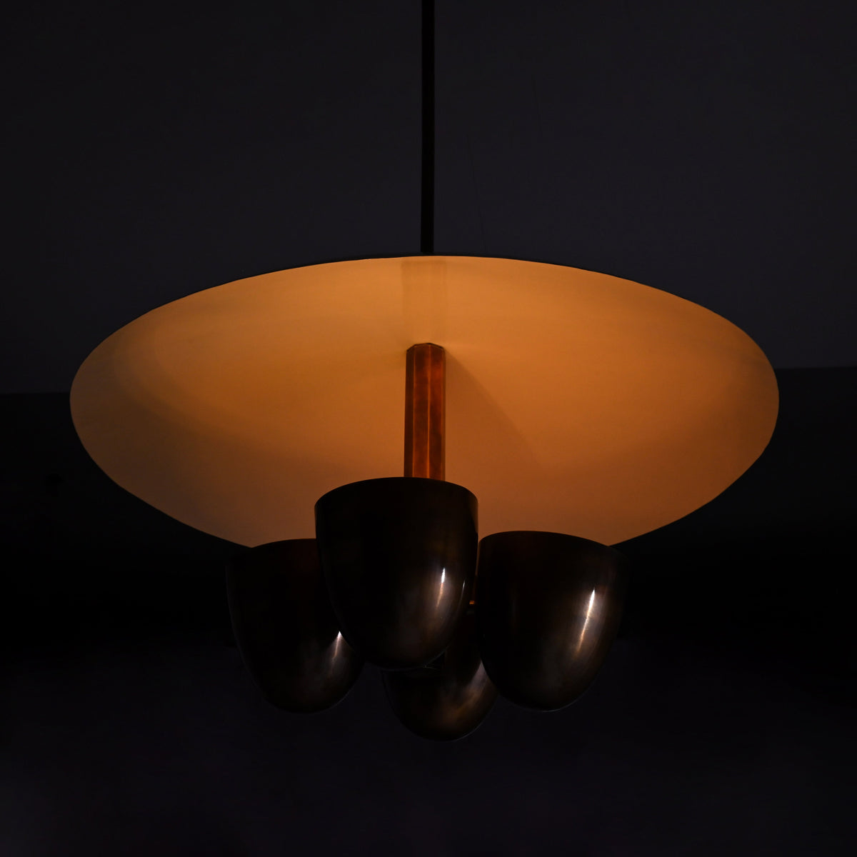 Barcelona Discus  -  Uplifting Ceiling Chandelier - 4 Lights - 32224