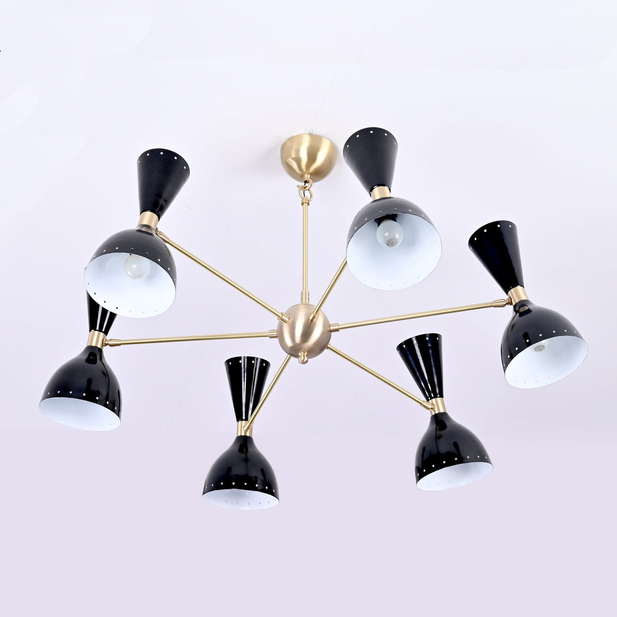 Rome Pivot - Diabolo Brass Chandelier - 12 Lights - 32231