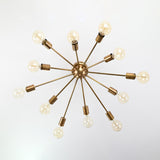Milan Nova - Flush Mount Ceiling Chandelier - 12 Lights - 32152